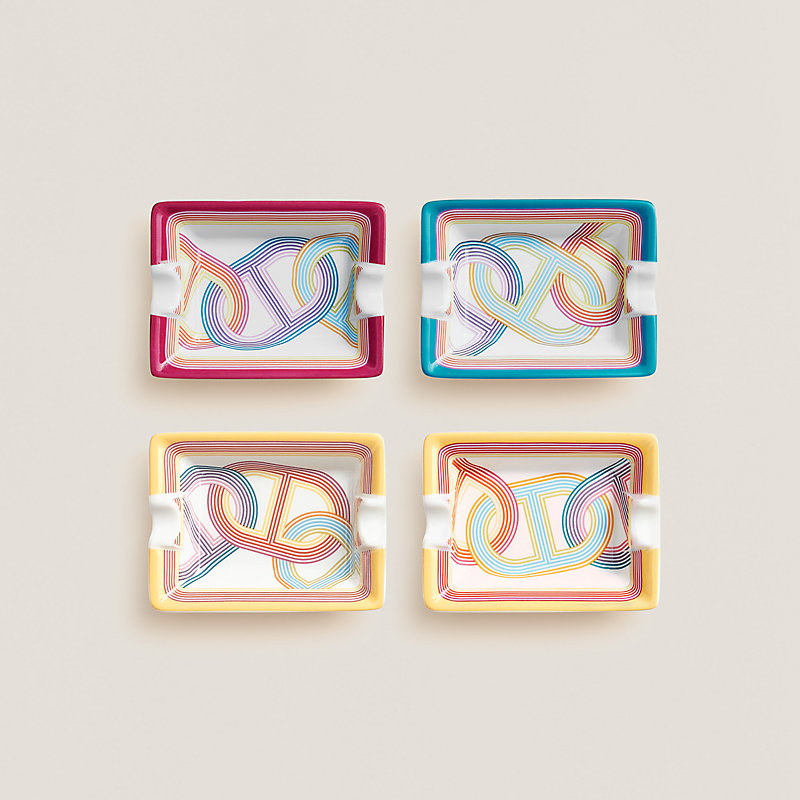 Set of 4 Circuit 24 Faubourg mini ashtrays | Hermès Saudi Arabia